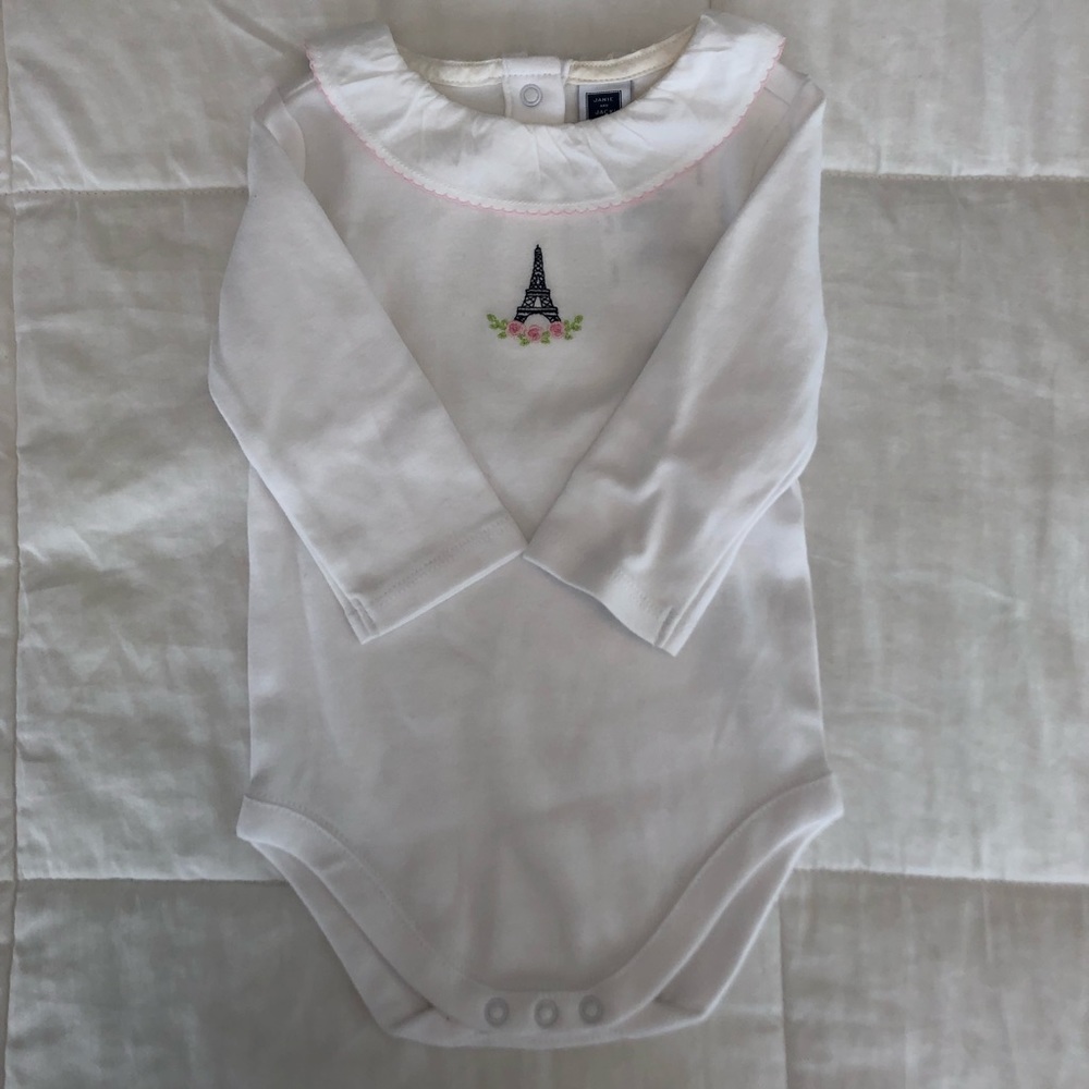 Janie and Jack Eiffel Tower onesie
